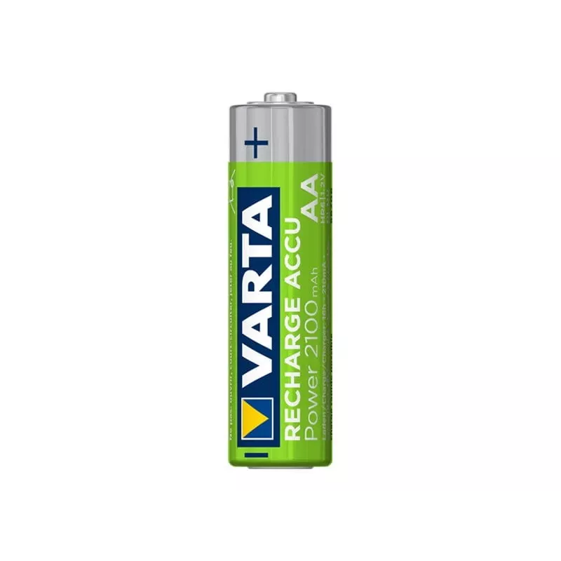 VARTA HR6 AA Recharge Accu Power 2100 mAh 56706 akut 4 kpl vihreä, keltainen