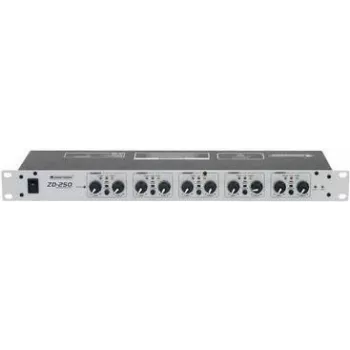 Mikseripöytä Omnitronic ZD-250 5-kanavainen, 19 tuuman rack