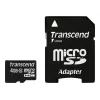 Flash-muisti Transcend 4GB MicroSDHC Class 10 adapterilla