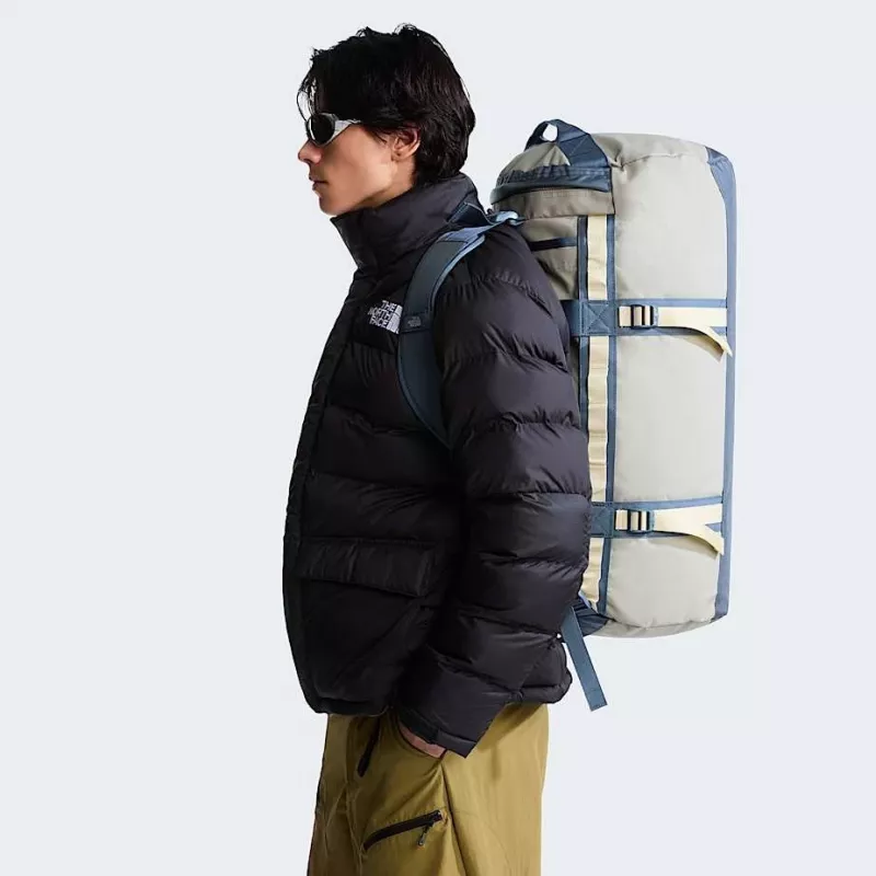 Matkalaukku The North Face Base Camp Duffel M - stone slab/granite harmaa