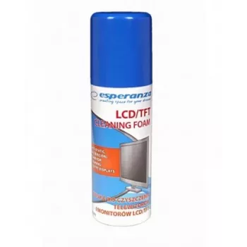 Puhdistusvaahto laitteille ESPERANZA ES101, yleispuhdistusaine LCD/TFT/Plasma, 100 ml