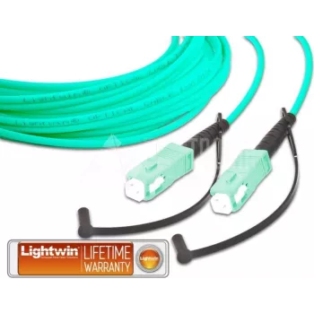 Lightwin korkealaatuinen simplex-kuitu-patch-kaapeli, MM OM3, SC - SC kuitu-patch-kaapeli (LSP-50 SC-SC 10.0 OM3)