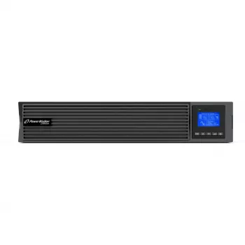 Rack USV PowerWalker VFI 1500 LICR IOT PF1 on-line 1 500 VA, 8× IEC C13, USB-B, RS-232, LCD, 2U