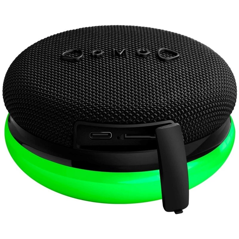 Kannettava Bluetooth-kaiutin DEFENDER ENJOY 40 — 7 W RMS, Bluetooth 5.3, LED-valaistus, LiPo-akku, 9 h, musta