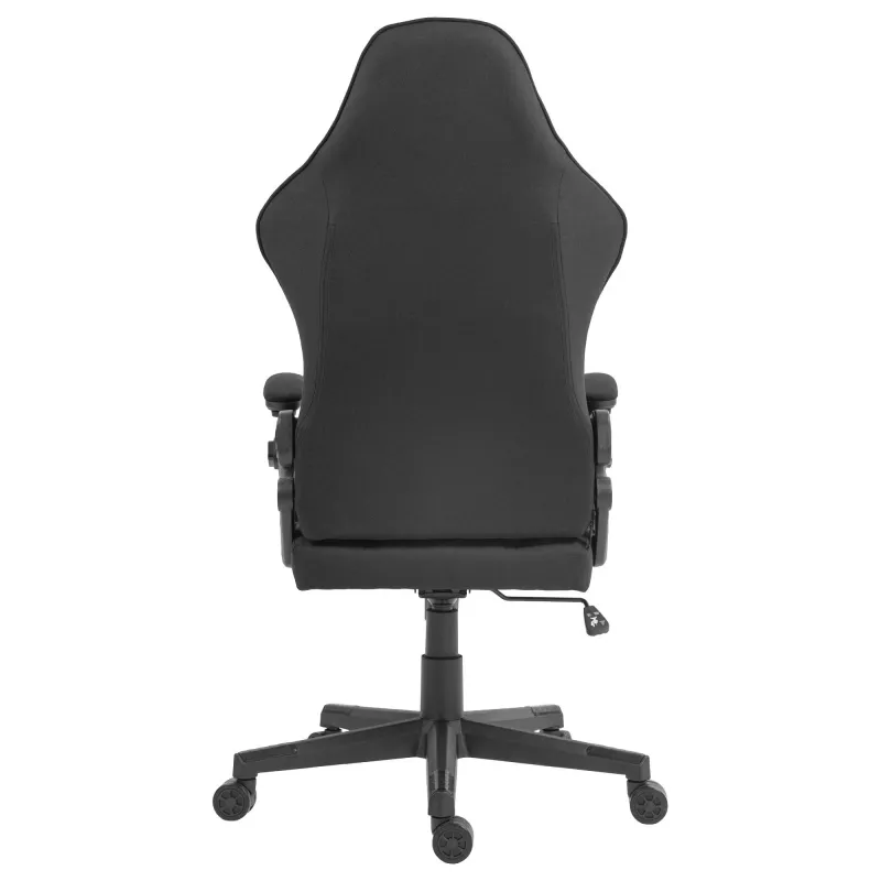 Deltaco DC130 pelituoli Soft Woven Mesh musta (GAM-180)