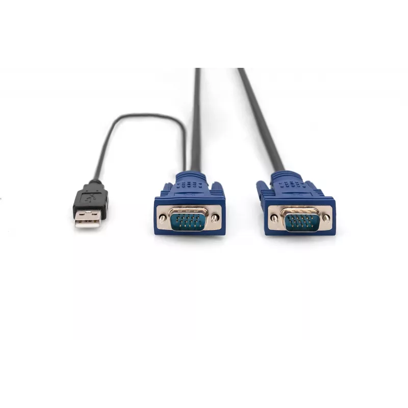 KVM-kaapeli USB Digitus DS-19232 3 m PS/2