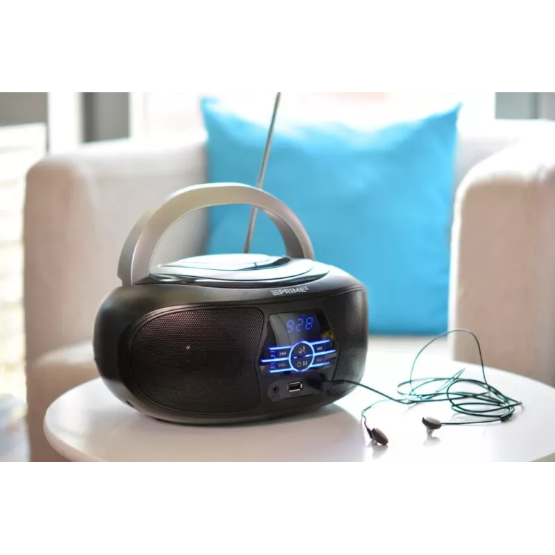 Kannettava Bluetooth-kaiutin PRIME3 ABB11BT sisäänrakennetulla mikrofonilla, langaton äänentoisto