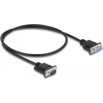 VGA-kaapeli DeLOCK 86886 0,5 m D-Sub musta