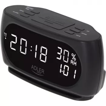 Adler AD 1186 herätyskello digitaalinen herätyskello musta