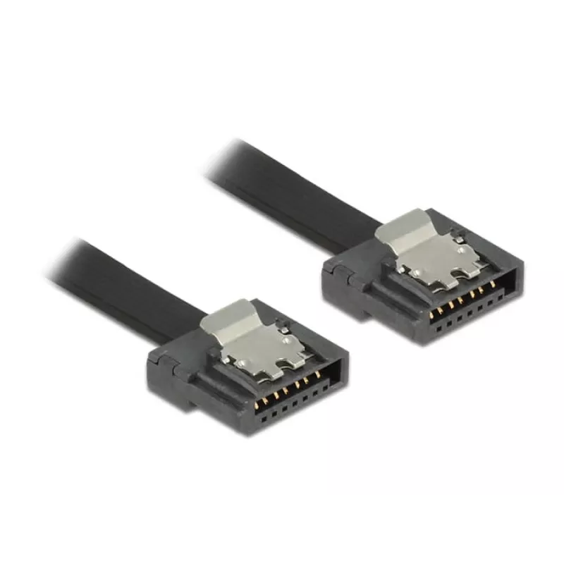 SATA-kaapeli DeLOCK 83841 0,5 m SATA III 7-pin musta