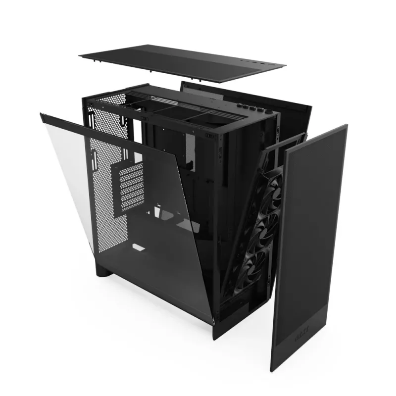 NZXT H7 Flow (2024) Mid-Tower-kotelo - musta