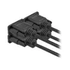 Sarjakaapeli RS-232 DeLOCK 87308 0,5 m naaras-naaras