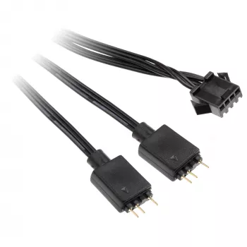 Kaapeliadapteri Kolink 4-pin tuuletin 3-pin 5V ARGB, 0,4 m