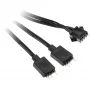 Kaapeliadapteri Kolink 4-pin tuuletin 3-pin 5V ARGB, 0,4 m