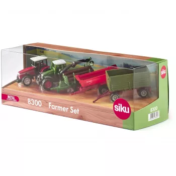 Leikkimaatalousajoneuvosarja Siku Farmer 8300 — valetut maatalouskoneet