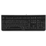 CHERRY KC 1000 näppäimistö Home USB sveitsiläinen layout musta