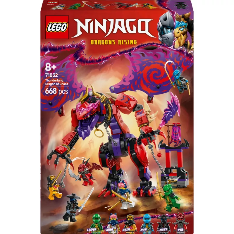 LEGO NINJAGO 71832 Thunderfang kaaoksen lohikäärme