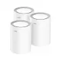 Mesh-järjestelmä Cudy M3600 Wi‑Fi 7 dual-band (2,4/5 GHz), 3 kpl pakkaus, 2882/688 Mbit/s, 3x LAN, sisäiset antennit