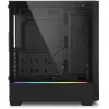Sharkoon RGB FLOW Midi Tower ATX ilman virtalähdettä USB/audio