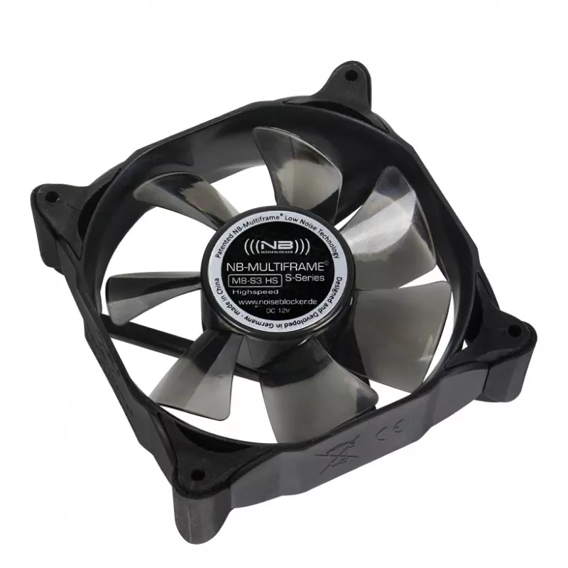 Noiseblocker Multiframe S-sarja M8-3 HS 80 mm kotelotuuletin