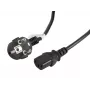 Lanberg CA-C13C-11CC-0030-BK virtakaapeli musta 3 m C13-liitin CEE7/7 (CA-C13C-11CC-0030-BK)