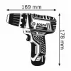 Bosch GSR 10,8-2-LI Professional pikaistukka musta, sininen, punainen