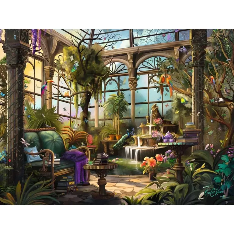 Palapeli Ravensburger The Grün House 1500 palaa