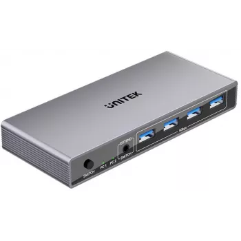 KVM-kytkin Unitek 54368 8K@60Hz USB 3.0 usean tietokoneen ohjaukseen