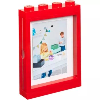 Valokuvakehys Room Copenhagen LEGO Bright Red 41131730 — koristeellinen pöytäkehys, kirkkaan punainen
