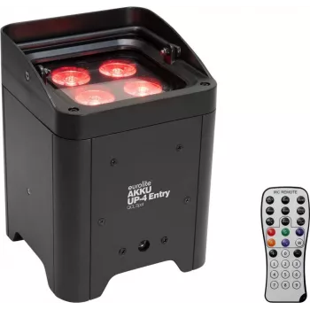 Spotti EUROLITE AKKU UP-4 Entry QCL 41700575 akkukäyttöinen RGBW