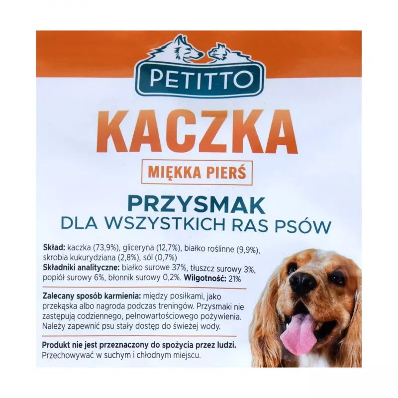 PETITTO pehmeä ankarrintafilee - koiranherkku - 500 g