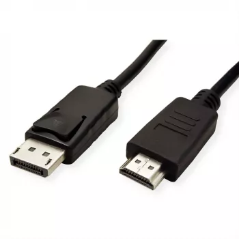 ROTRONIC-SECOMP Roline Green - adapterikaapeli - DisplayPort uros lukittuva - HDMI uros