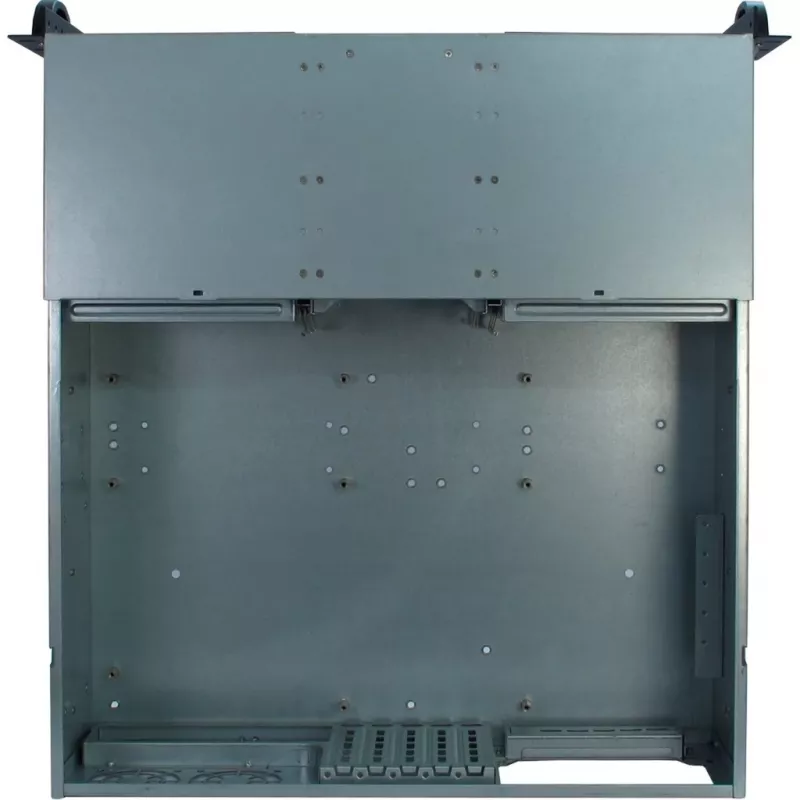 Inter-Tech 3U-30248 -rack musta, ruostumaton teräs