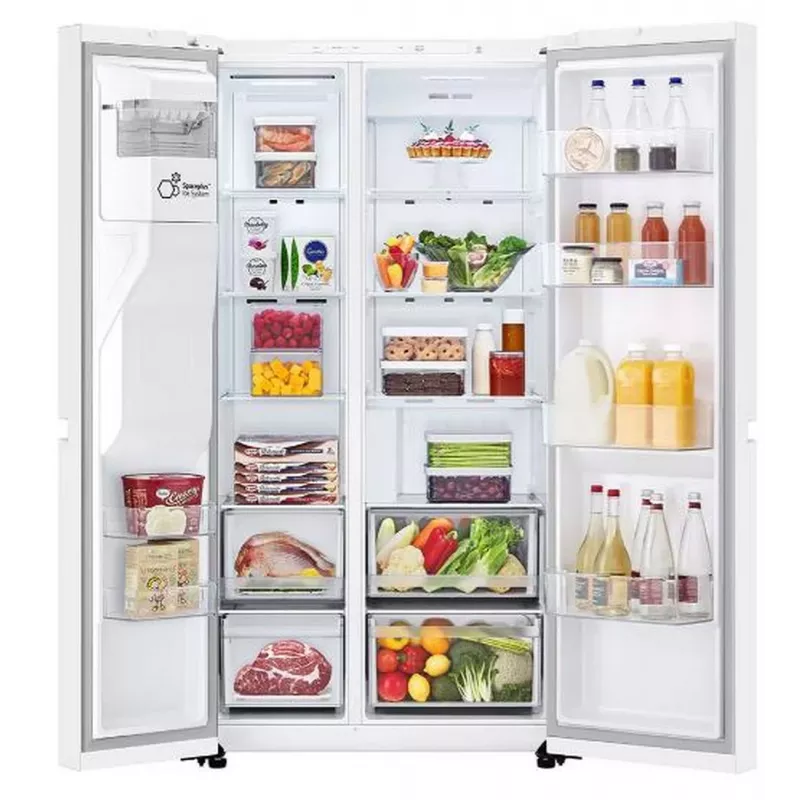 LG GSLC40SWPE Side-by-Side-jääkaappi vapaasti seisova 638 L valkoinen