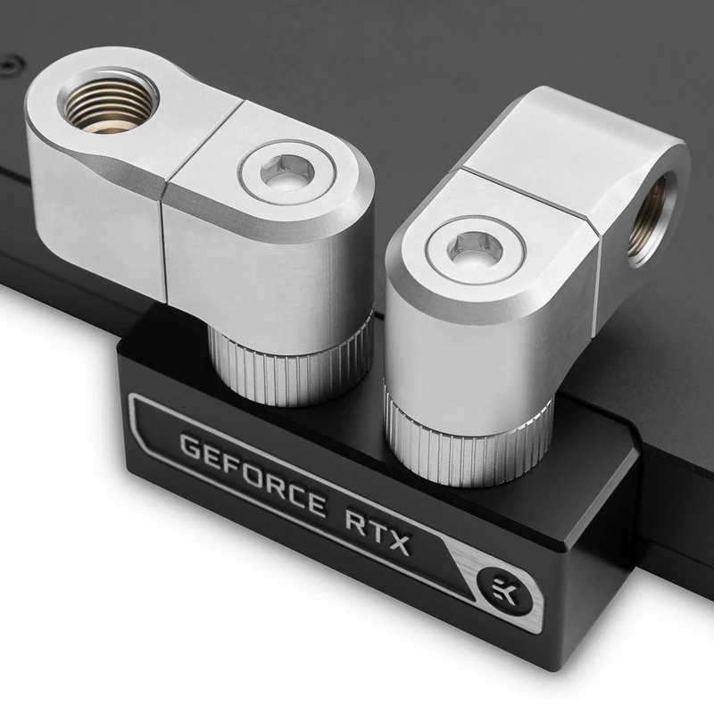 EK Water Blocks EK-Quantum Torque G1/4 inch kaksinkertainen jatko offset MF 28 - satiini titaani