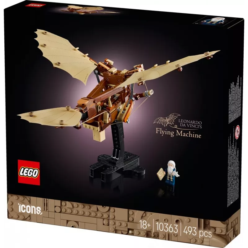 LEGO ICONS 10363 Leonardo da Vincin lentokone