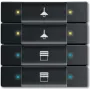 Busch Jaeger kosketusanturi 4/8-kertainen monitoiminto 6127/02-885 (6117-0-0220)