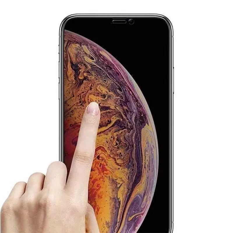Karkaistu lasinen näytönsuojakalvo Devia Real Series iPhone XS Max 3D Full Screen musta