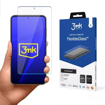3MK FlexibleGlass hybridilasi näytönsuoja Samsung Galaxy S23 (S911) -puhelimelle, 6,1 tuumaa, 7H