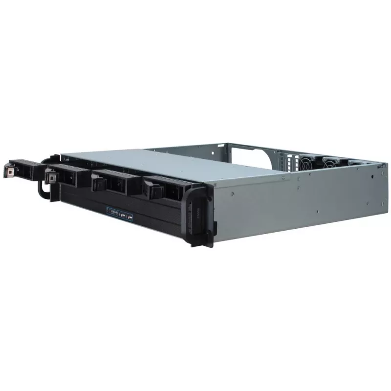 Inter-Tech IPC 2U-2404S - teline - asennettava - 2U - micro ATX