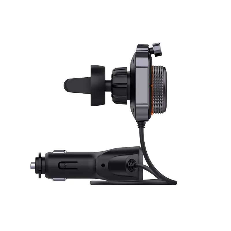 FM-lähetin SAVIO TR-14 Bluetooth USB, FM 87,6–107,9 MHz, MicroSD, USB-C, 12 V autovirtalähde