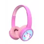 Denver BTH-106P kuulokkeet/kuulokemikrofoni johdollinen & langaton panta puhelut/musiikki Bluetooth pinkki