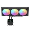 Gamemax CPU-nestekühler | GLACIER 360 LCD BK | Intel, AMD