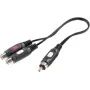 SpeaKa Professional RCA-audio Y-adapteri [1x RCA-pistoke - 2x RCA-liitin] musta (SP-7869820)