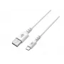 USB-USB-C-kaapeli 2 m silikoni valkoinen Quick Charge