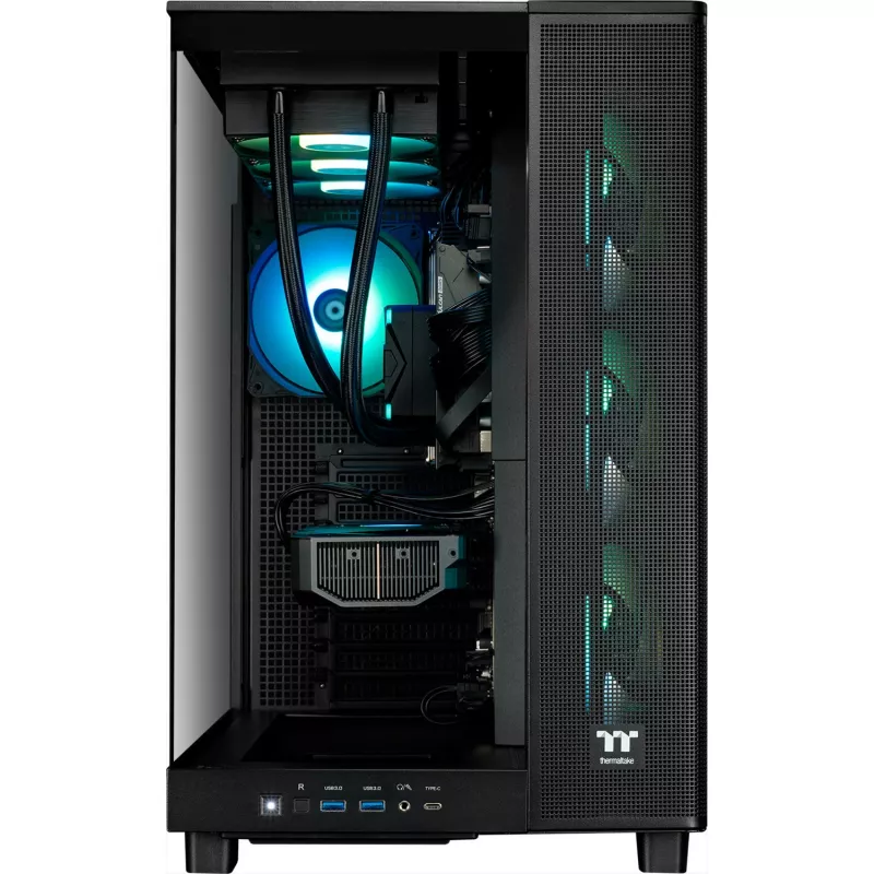FTW A-Line LCS 5070Ti D5, pelitietokone musta/läpinäkyvä, Windows 11 Home