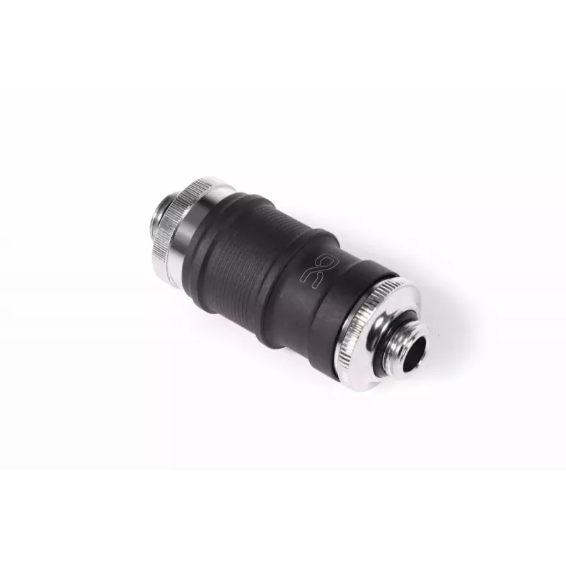 Vesiblokkiadapteri Aquatuning GmbH 13876, messinki, nikkeli, muovi, musta, kromi