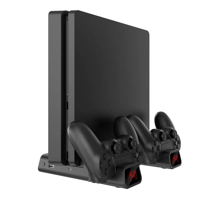 Jäähdytysalusta White Shark PS4-19076 Cutman ja 2 lataustelakkaa ohjaimelle