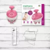 Medisana AC 900 -hierontalaite, yleismalli, pinkki, valkoinen