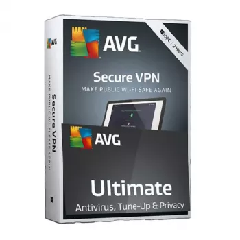 AVG Ultimate 10 laitetta VPN 2 vuoden avain, Global
